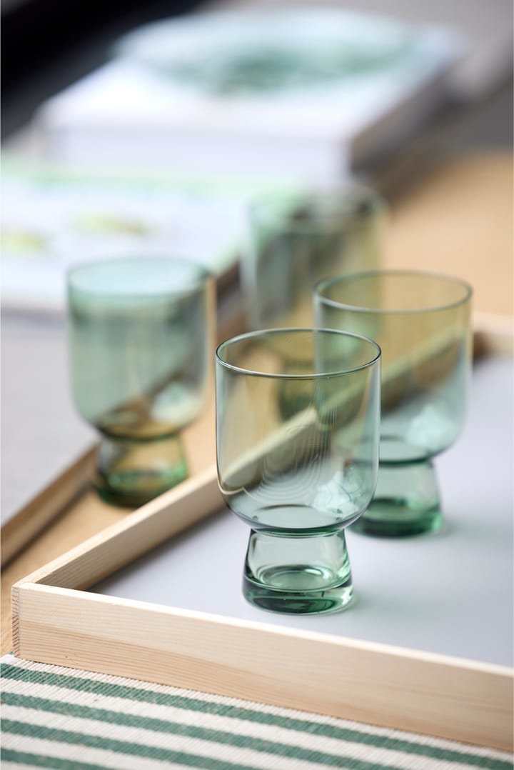 Vasos Sorrento 30 cl, 4-pack, Verde Lyngby Glas
