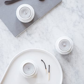 2 Portavelas Lyngby Ø 6,5 cm - blanco - Lyngby Porcelæn