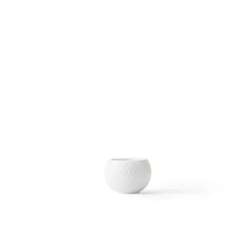 2 Portavelas Rhombe Ø6,5 cm - Blanco - Lyngby Porcelæn