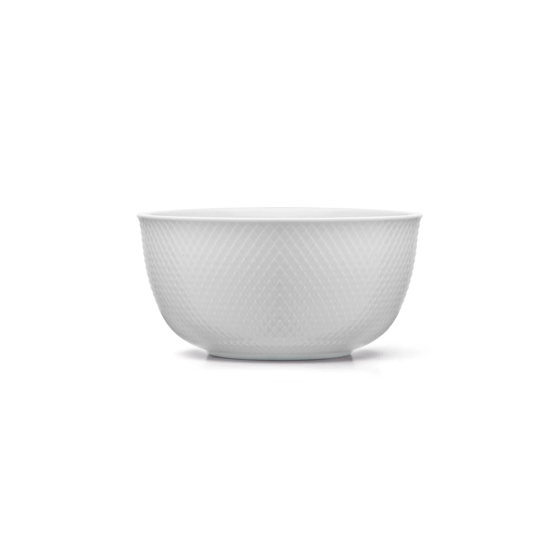 Bol para servir Rhombe Ø17,5 cm, blanco Lyngby Porcelæn