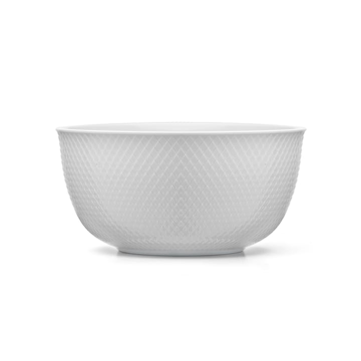 Bol para servir Rhombe Ø 22 cm - blanco - Lyngby Porcelæn