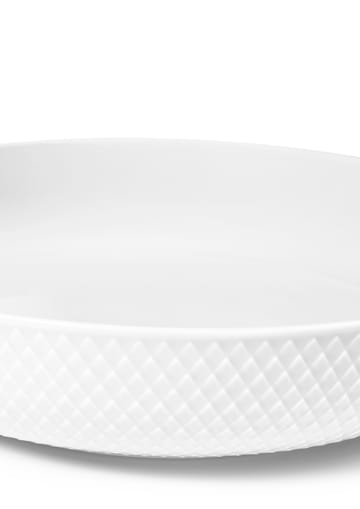 Bol para servir Rhombe Ø28 cm - Blanco - Lyngby Porcelæn