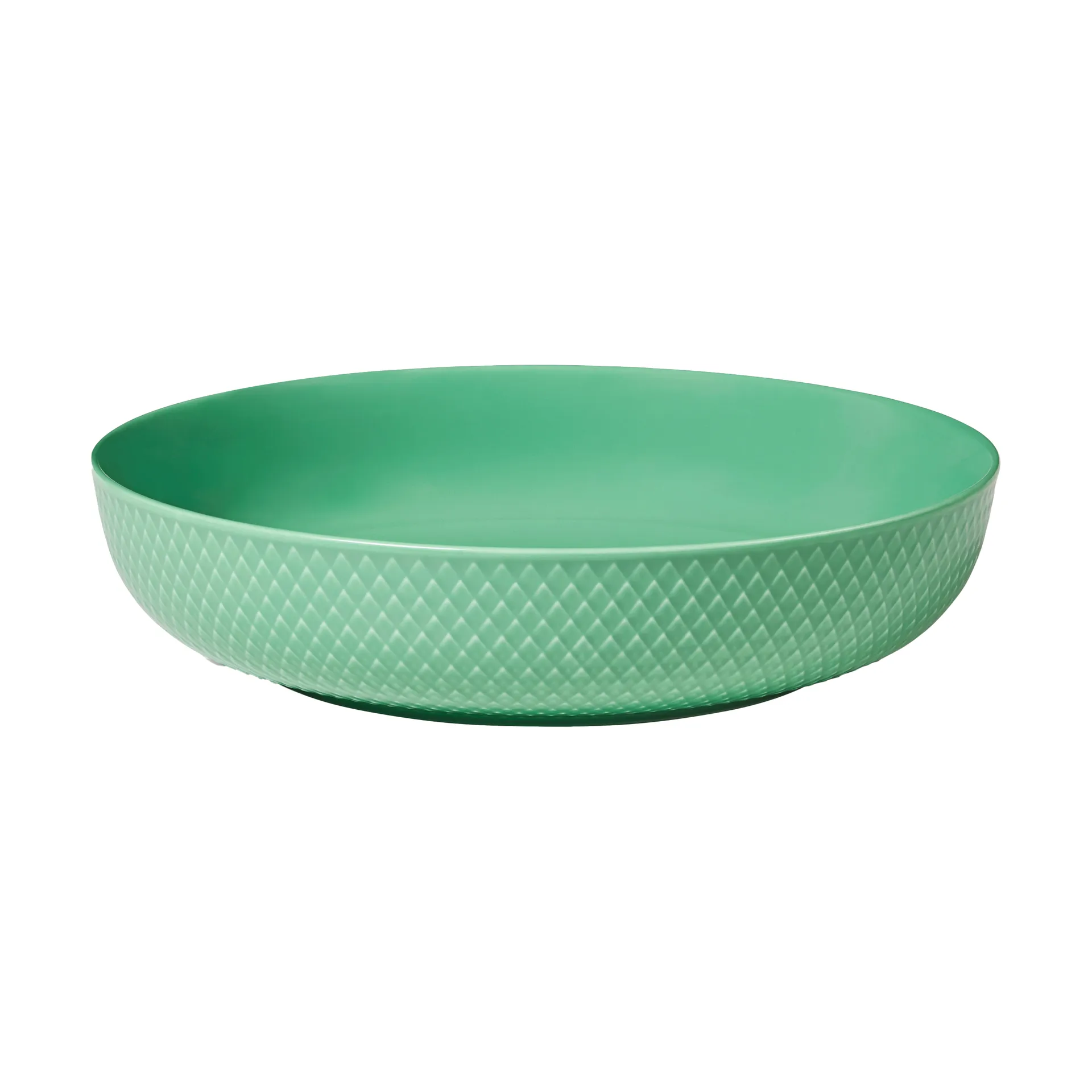 Bol para servir Rhombe Ø28 cm, Verde Lyngby Porcelæn