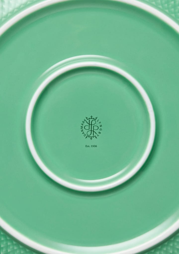 Bol para servir Rhombe Ø28 cm, Verde Lyngby Porcelæn