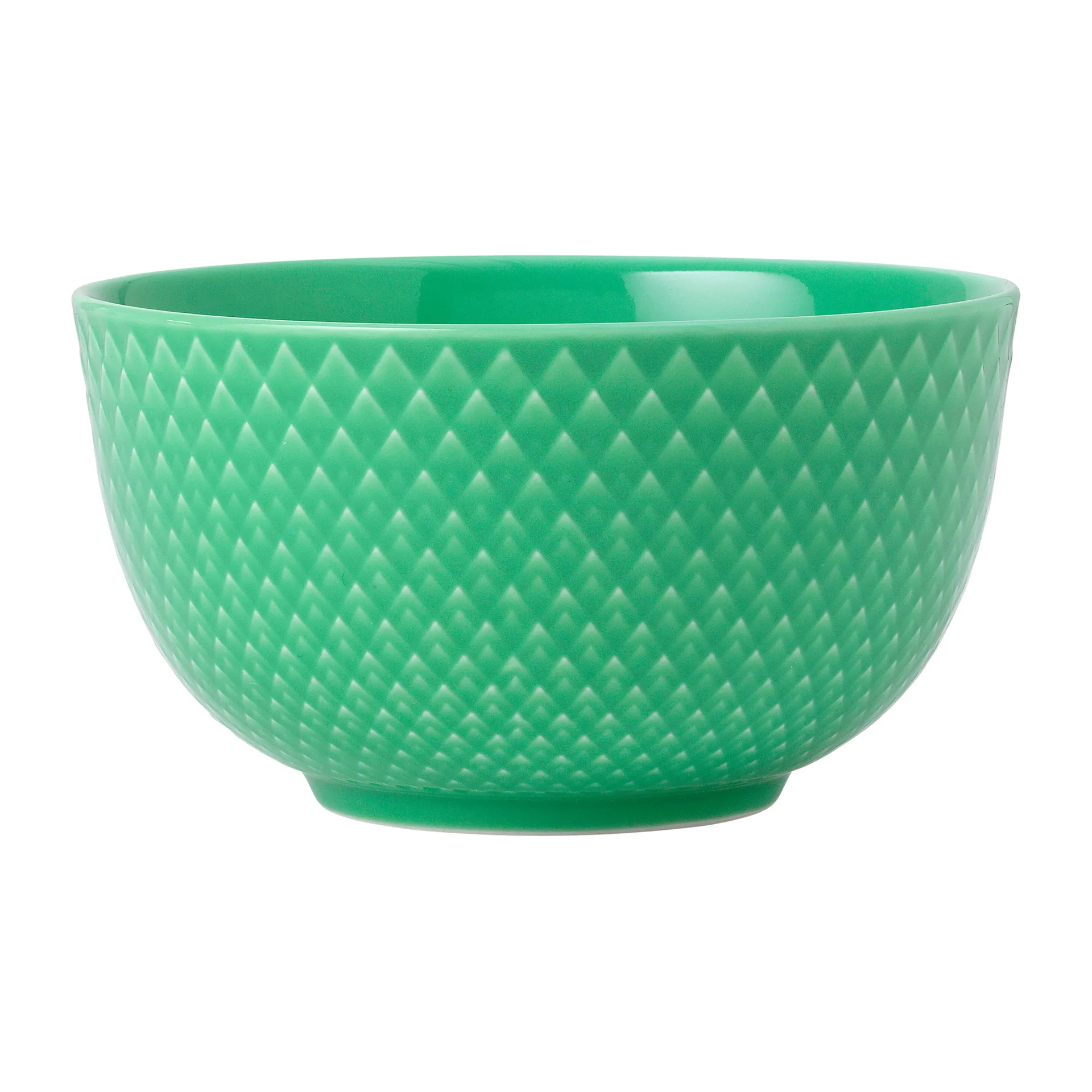 Bol Rhombe Ø11 cm, verde Lyngby Porcelæn