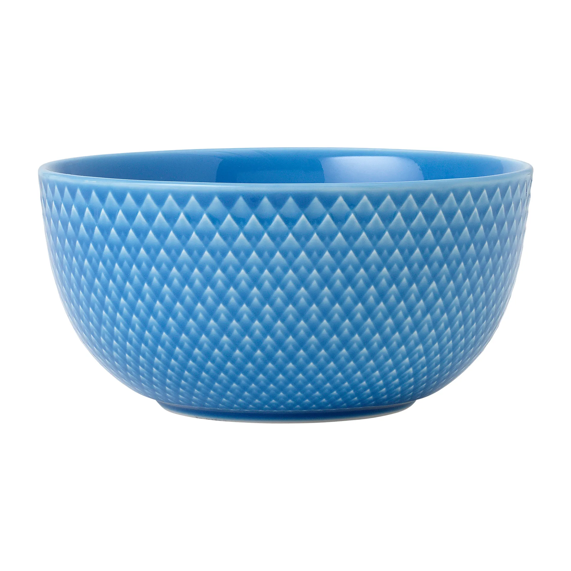 Bol Rhombe Ø13 cm, azul Lyngby Porcelæn