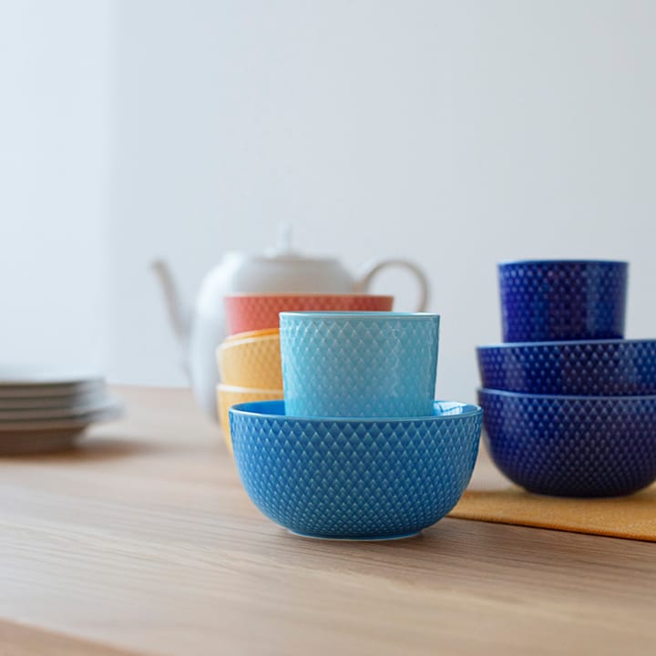 Bol Rhombe Ø13 cm, Sand Lyngby Porcelæn