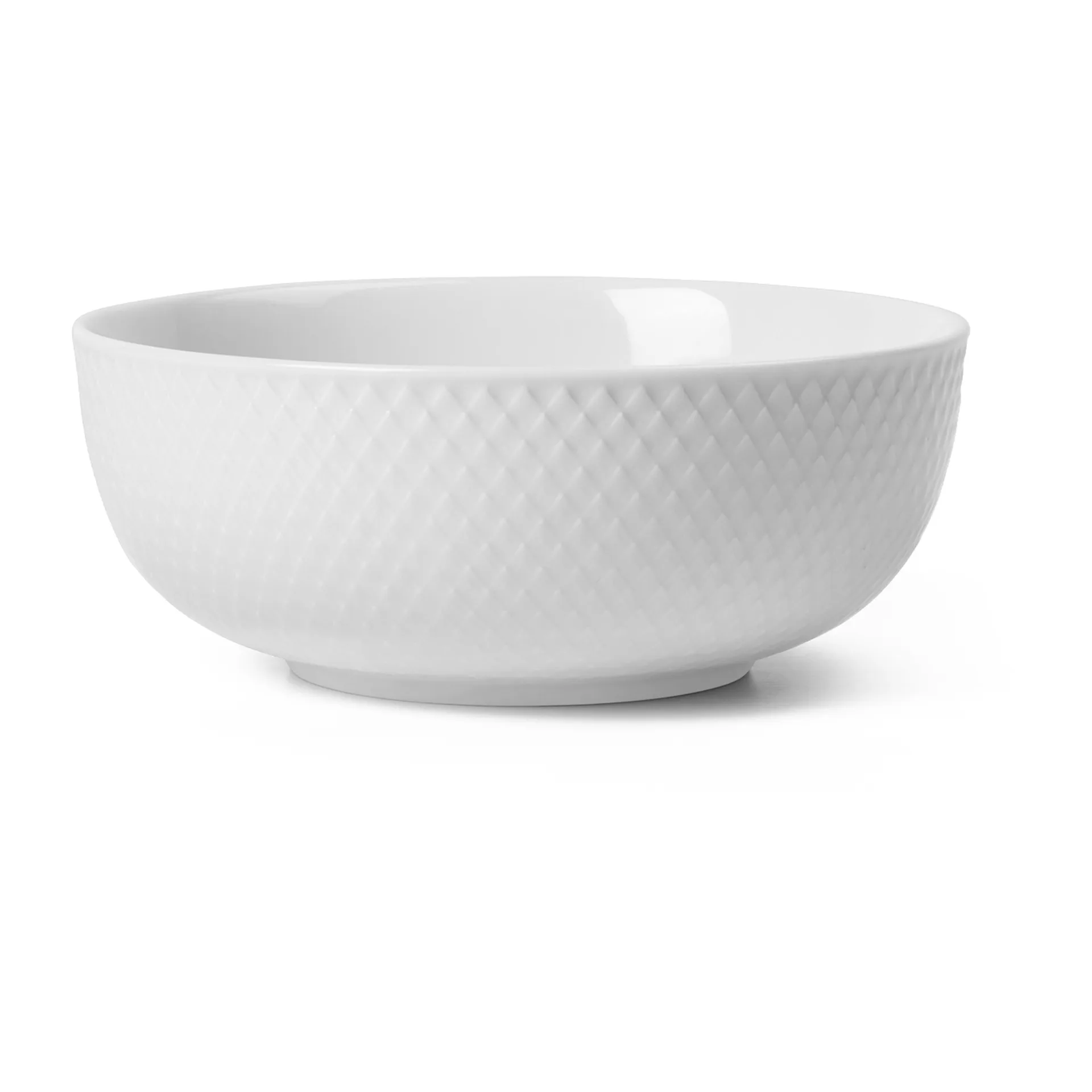 Bol Rhombe Ø15,5 cm, blanco Lyngby Porcelæn