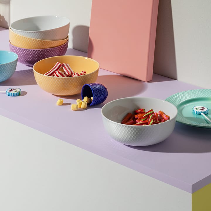 Bol Rhombe Ø15,5 cm, Lila Lyngby Porcelæn
