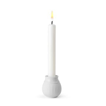 Candelabro Curve 7 cm - blanco - Lyngby Porcelæn