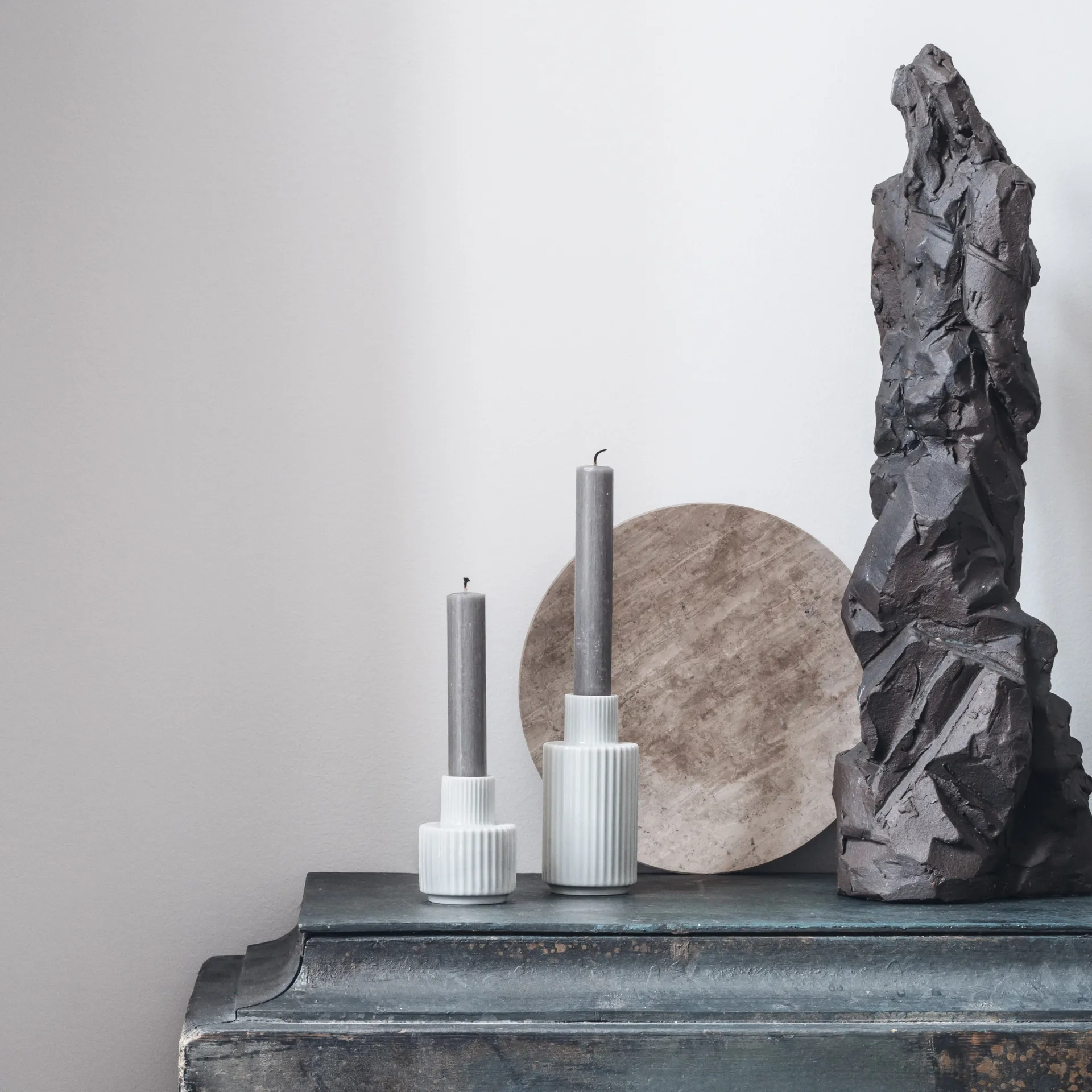 Candelabro Lyngby blanco, 11 cm Lyngby Porcelæn