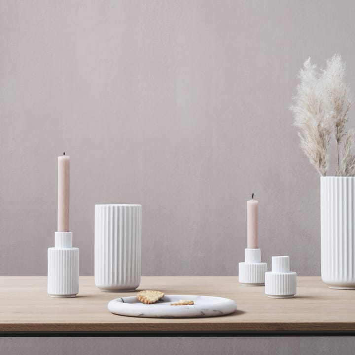 Candelabro Lyngby blanco, 7 cm Lyngby Porcelæn