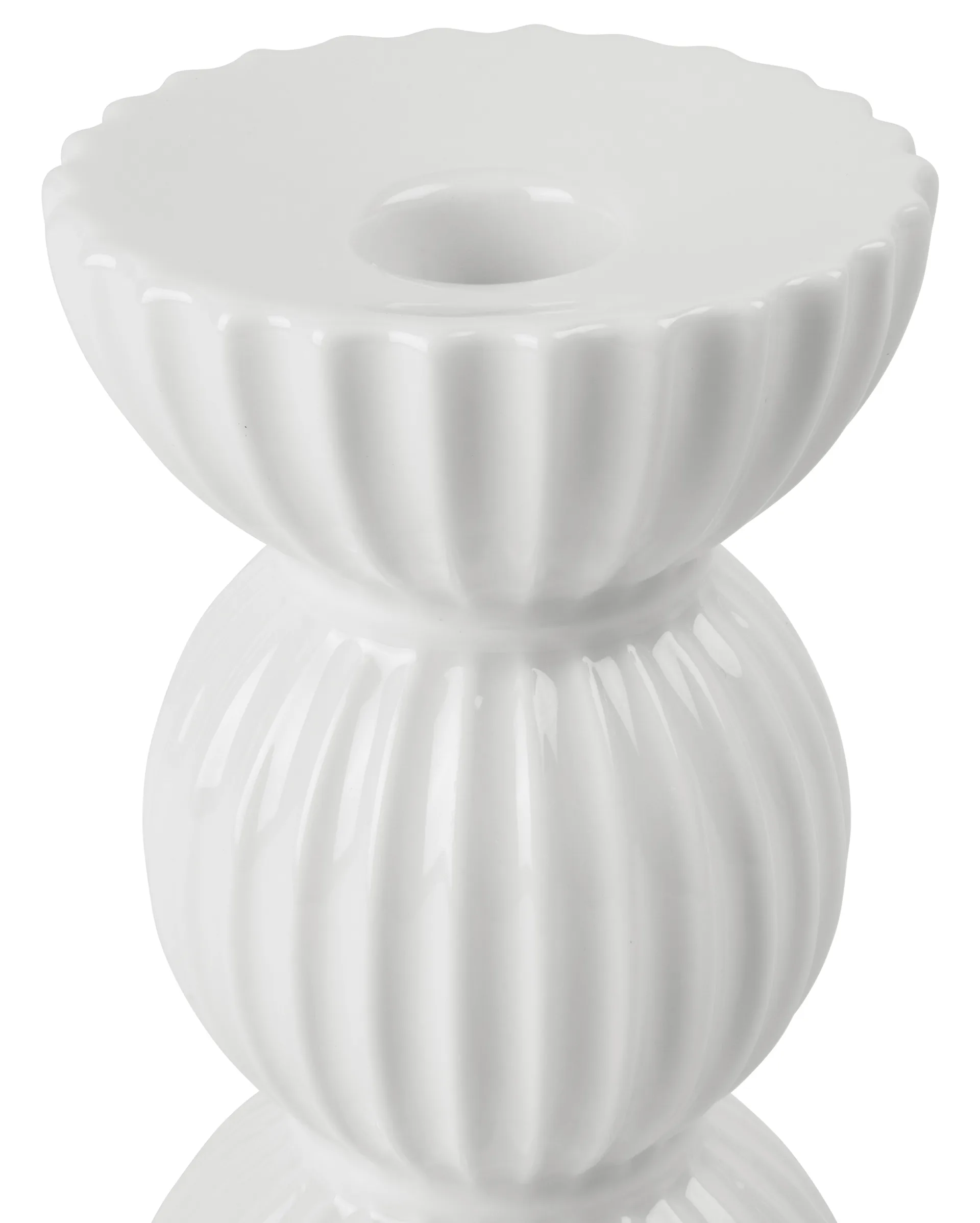 Candelabro Lyngby Tura 14 cm, blanco Lyngby Porcelæn