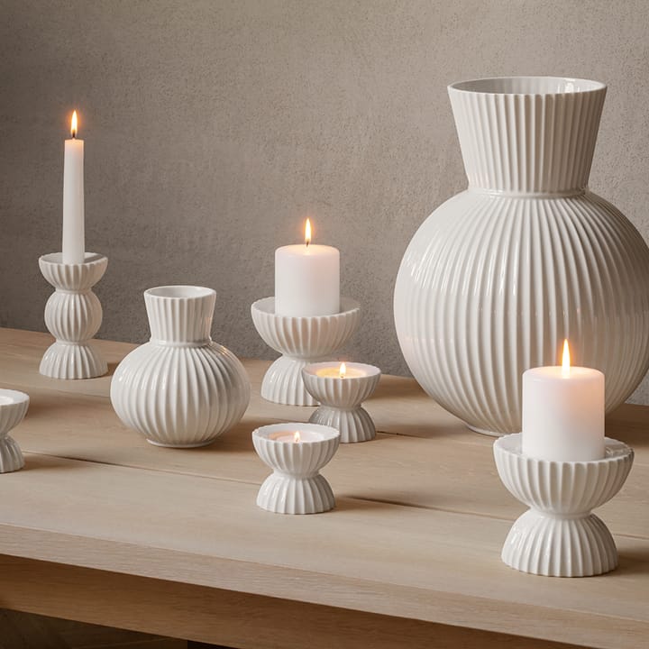 Candelabro Lyngby Tura 14 cm, blanco Lyngby Porcelæn
