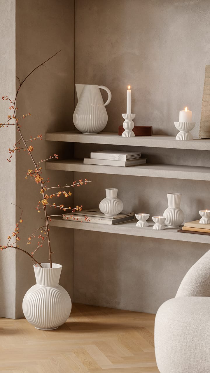 Candelabro Lyngby Tura 14 cm, blanco Lyngby Porcelæn
