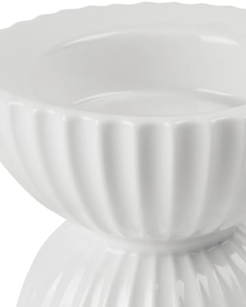 Candelabro para vela gruesa Lyngby Tura Ø11,5 cm - blanco - Lyngby Porcelæn