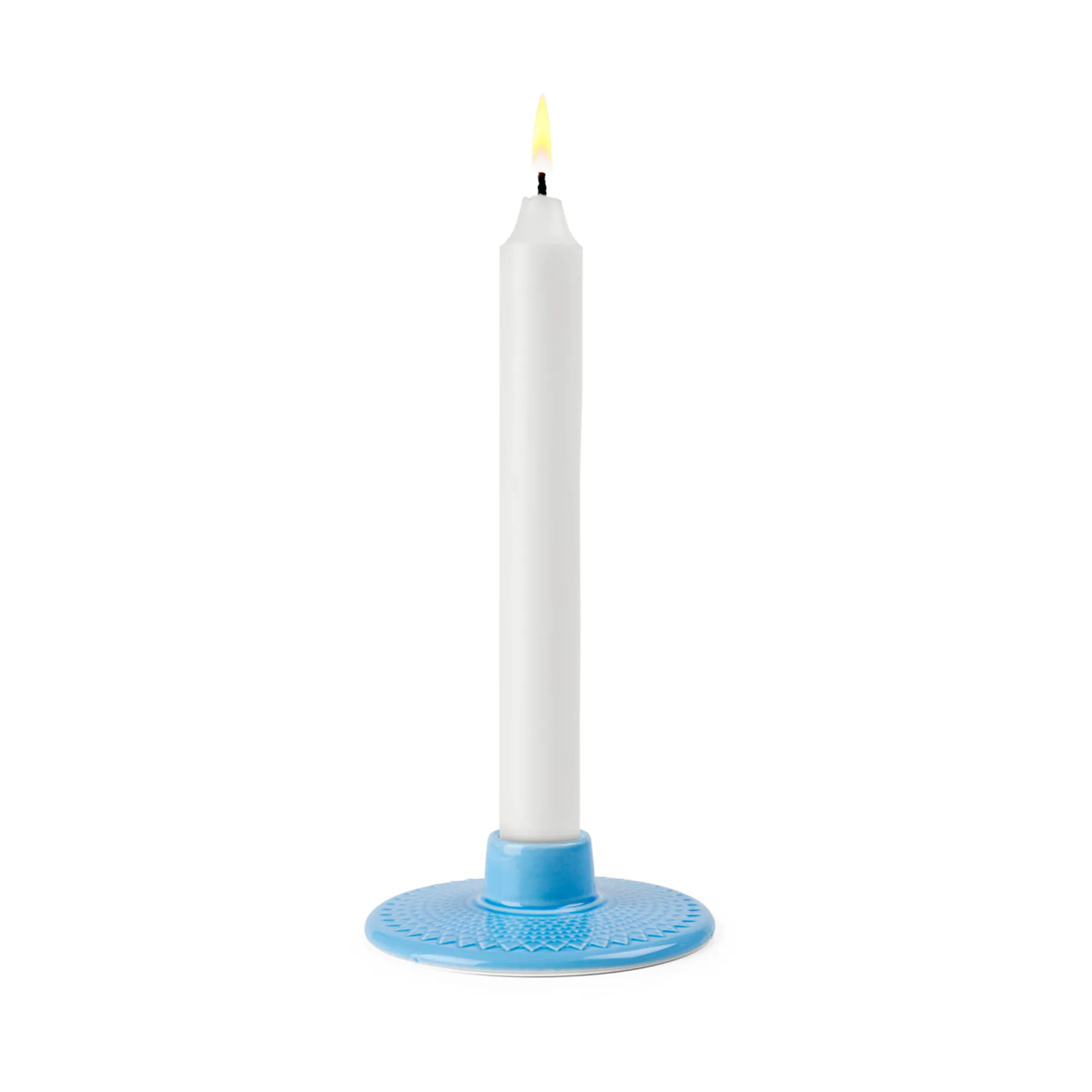 Candelabro Rhombe 3 cm, Azul Lyngby Porcelæn