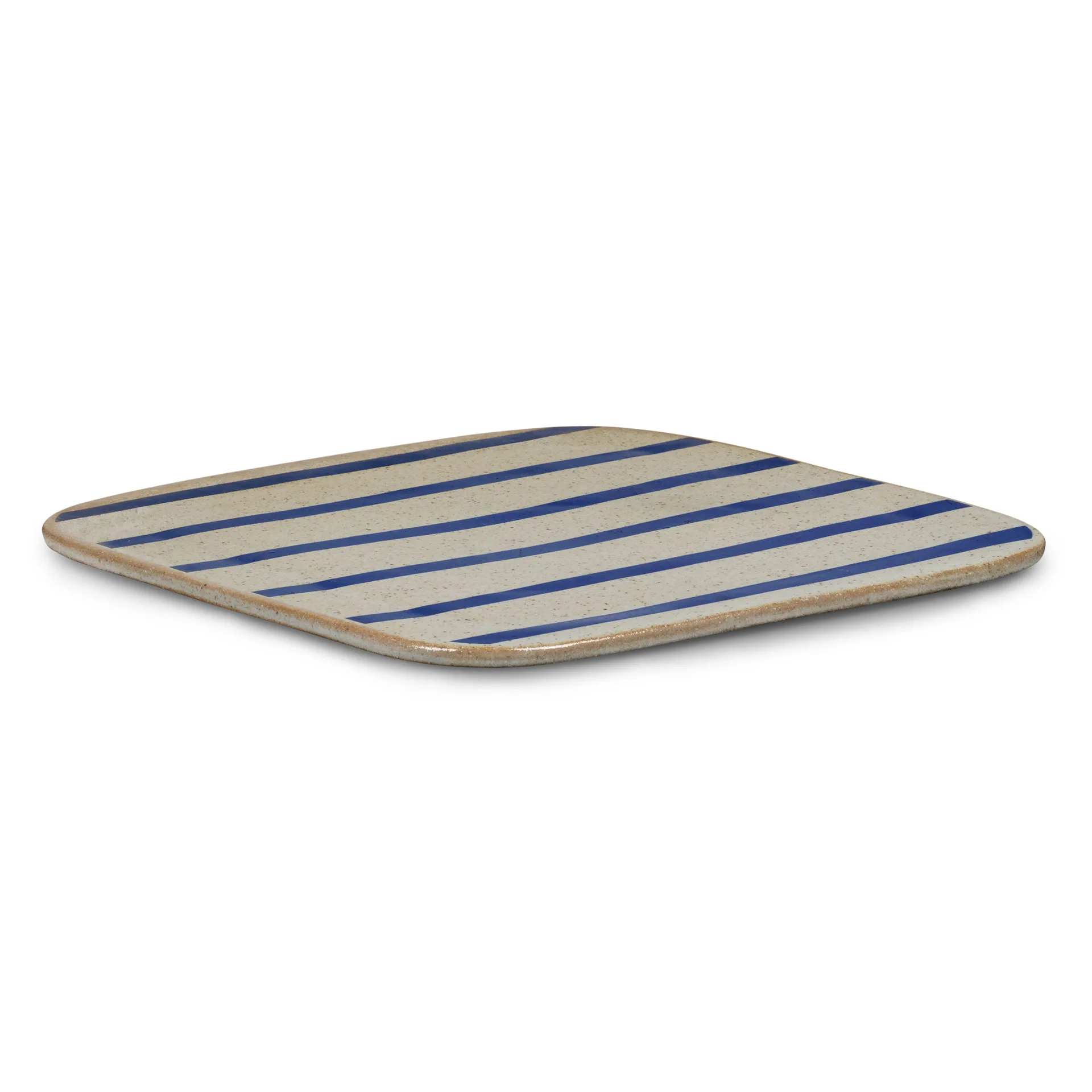 Fuente de servir DAN-ILD tiras 27x27 cm, azul Lyngby Porcelæn