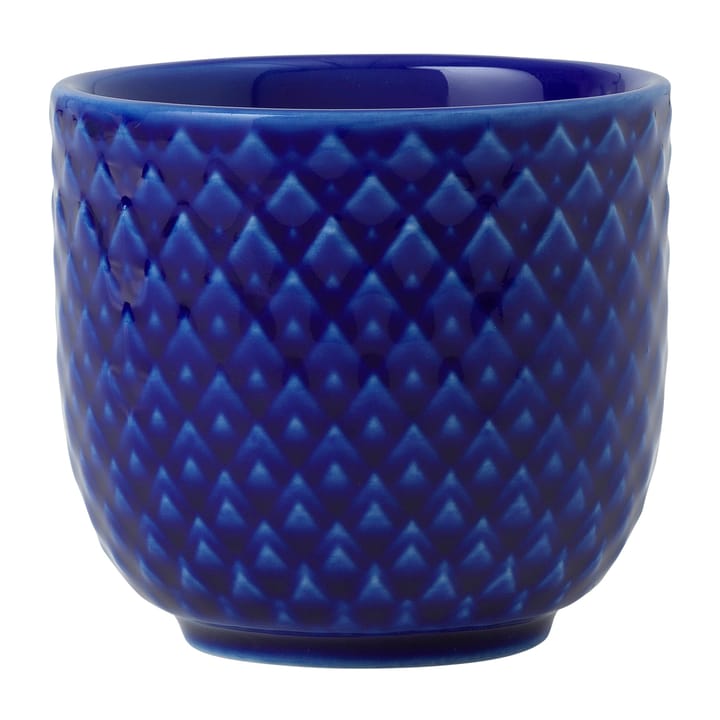 Huevera Rhombe Ø5 cm - azul oscuro - Lyngby Porcelæn