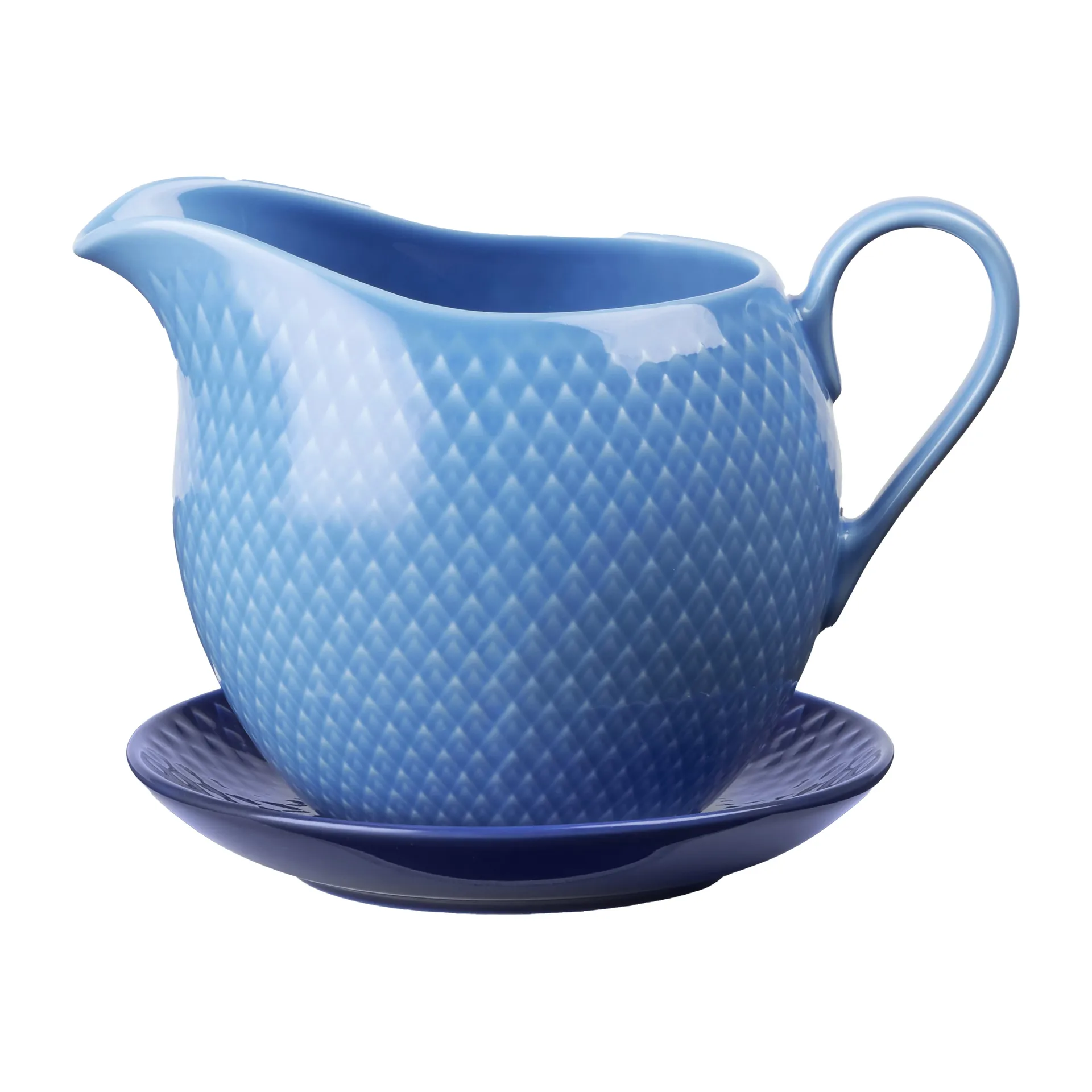 Jarra para salsa Rhombe 67 cl, Azul Lyngby Porcelæn