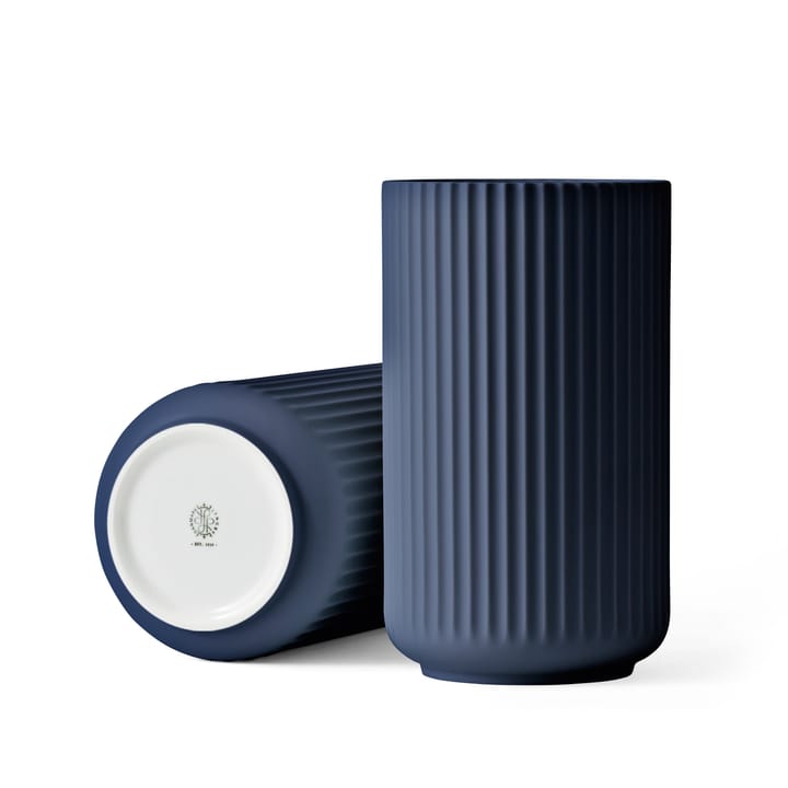 Jarrón Lyngby, azul mate, 25 cm Lyngby Porcelæn