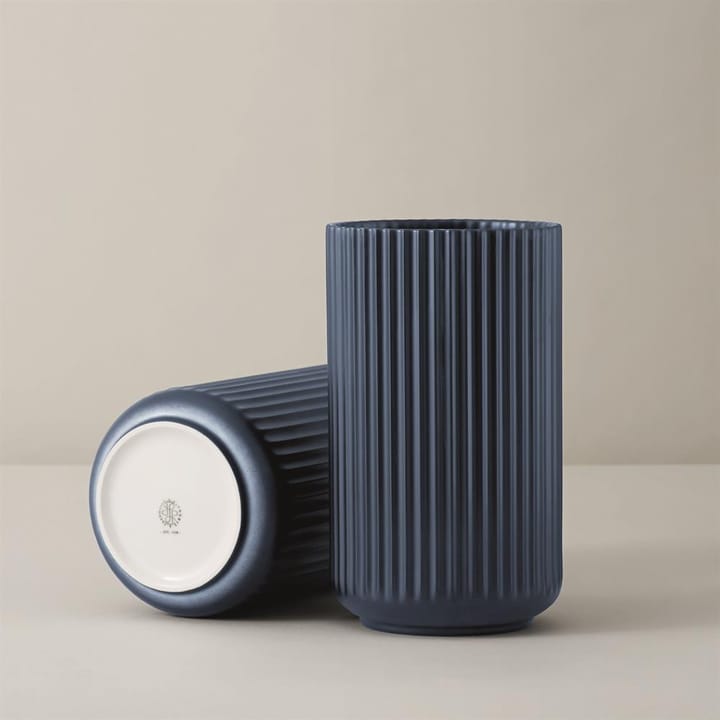 Jarrón Lyngby, azul mate, 25 cm Lyngby Porcelæn