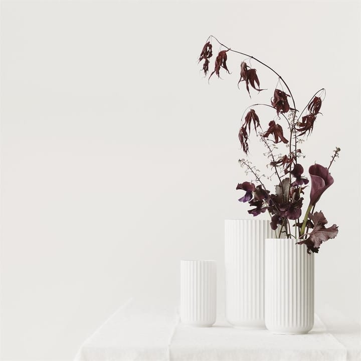 Jarrón Lyngby, blanco, 31 cm Lyngby Porcelæn