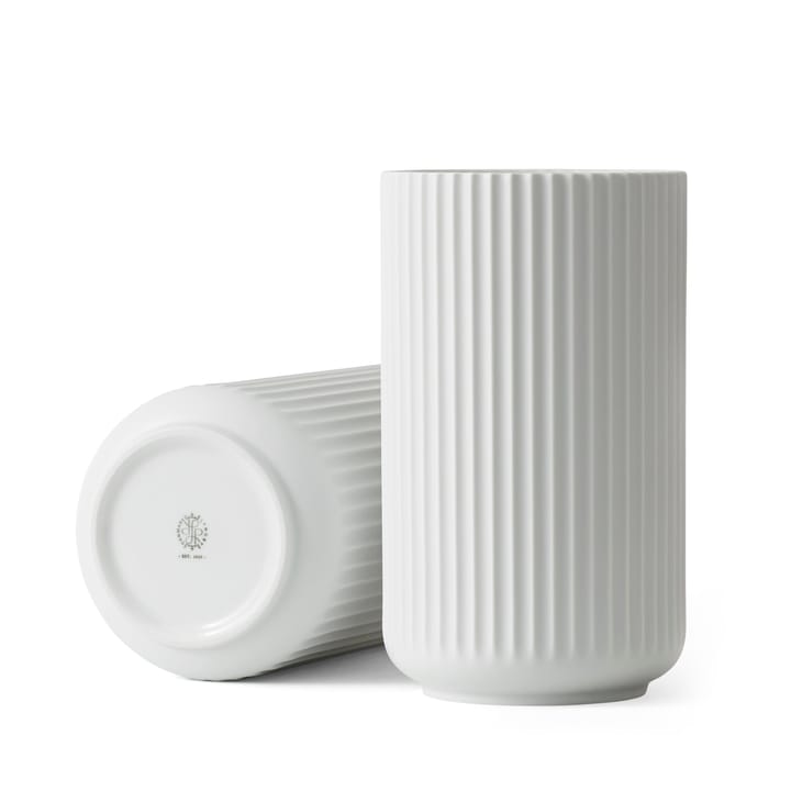 Jarrón Lyngby, blanco mate, 25 cm Lyngby Porcelæn