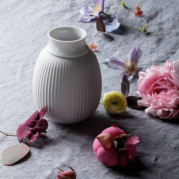 Jarrón Lyngby Curve 12 cm, blanco Lyngby Porcelæn
