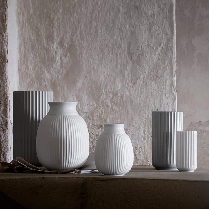Jarrón Lyngby Curve 12 cm, blanco Lyngby Porcelæn