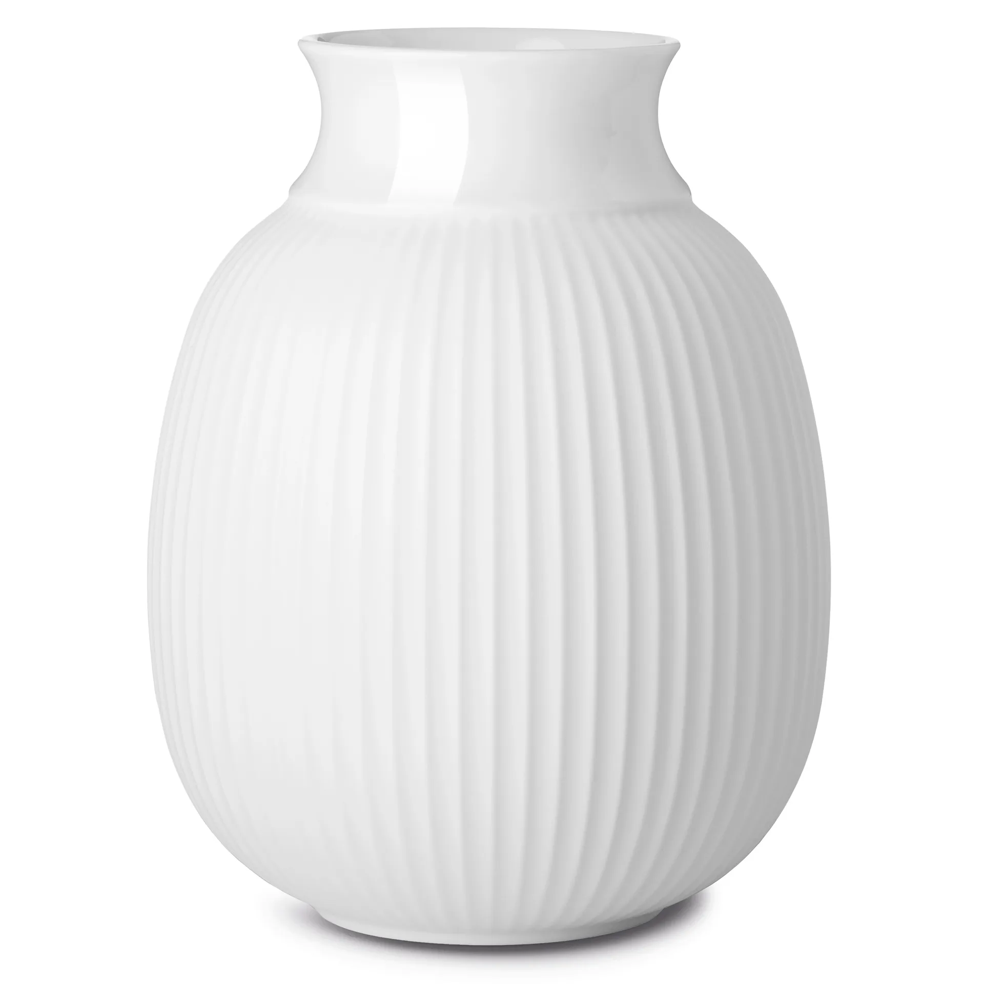Jarrón Lyngby Curve 17,5 cm, blanco Lyngby Porcelæn