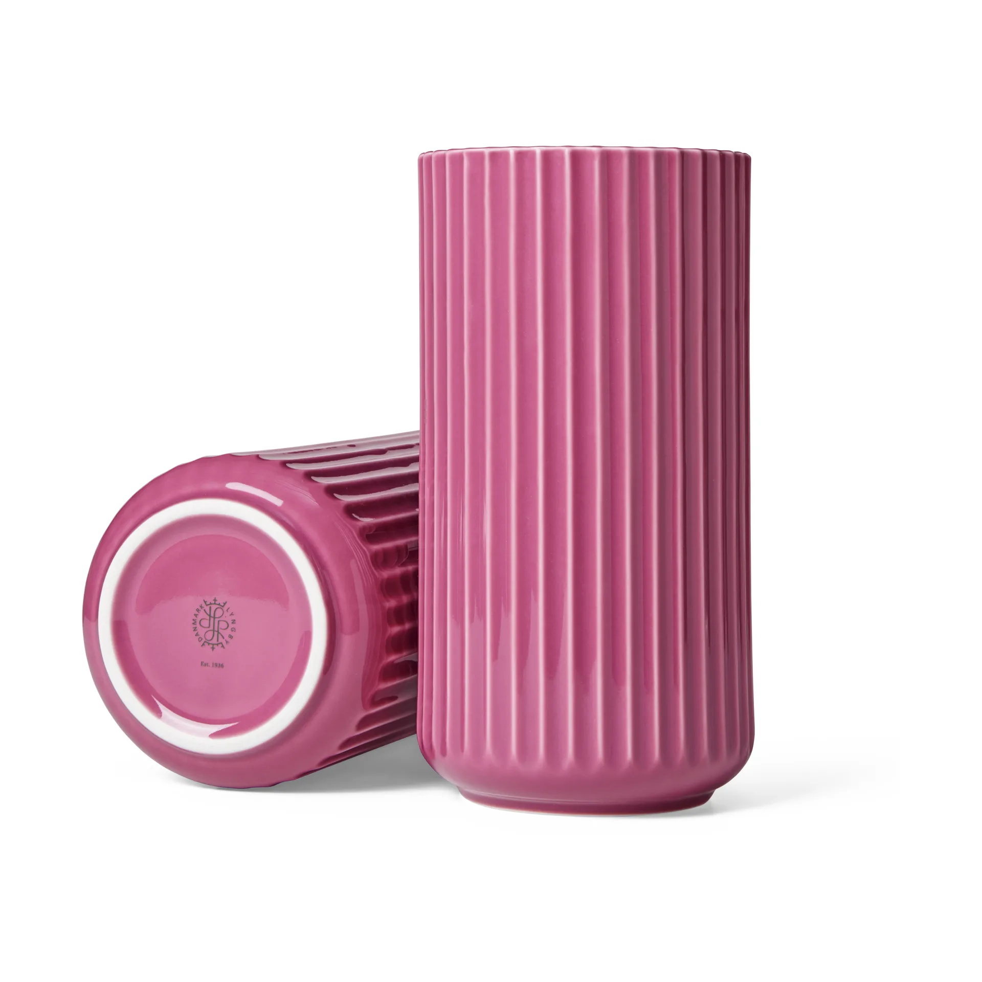 Jarrón Lyngby, Lila, 20,5 cm Lyngby Porcelæn