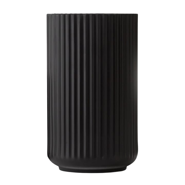 Jarrón Lyngby , negro mate - 20 cm - Lyngby Porcelæn