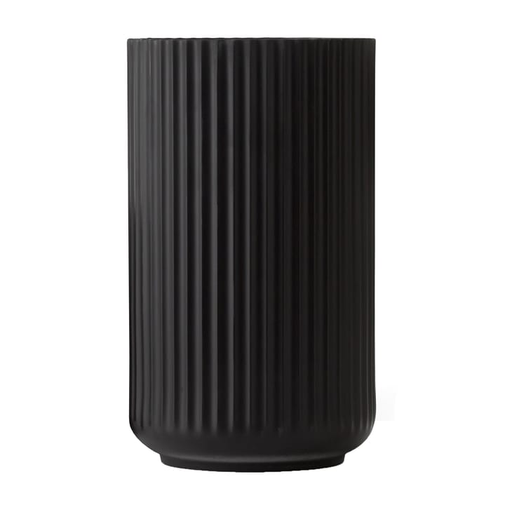 Jarrón Lyngby , negro mate - 25 cm - Lyngby Porcelæn