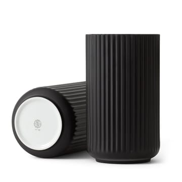 Jarrón Lyngby , negro mate - 25 cm - Lyngby Porcelæn