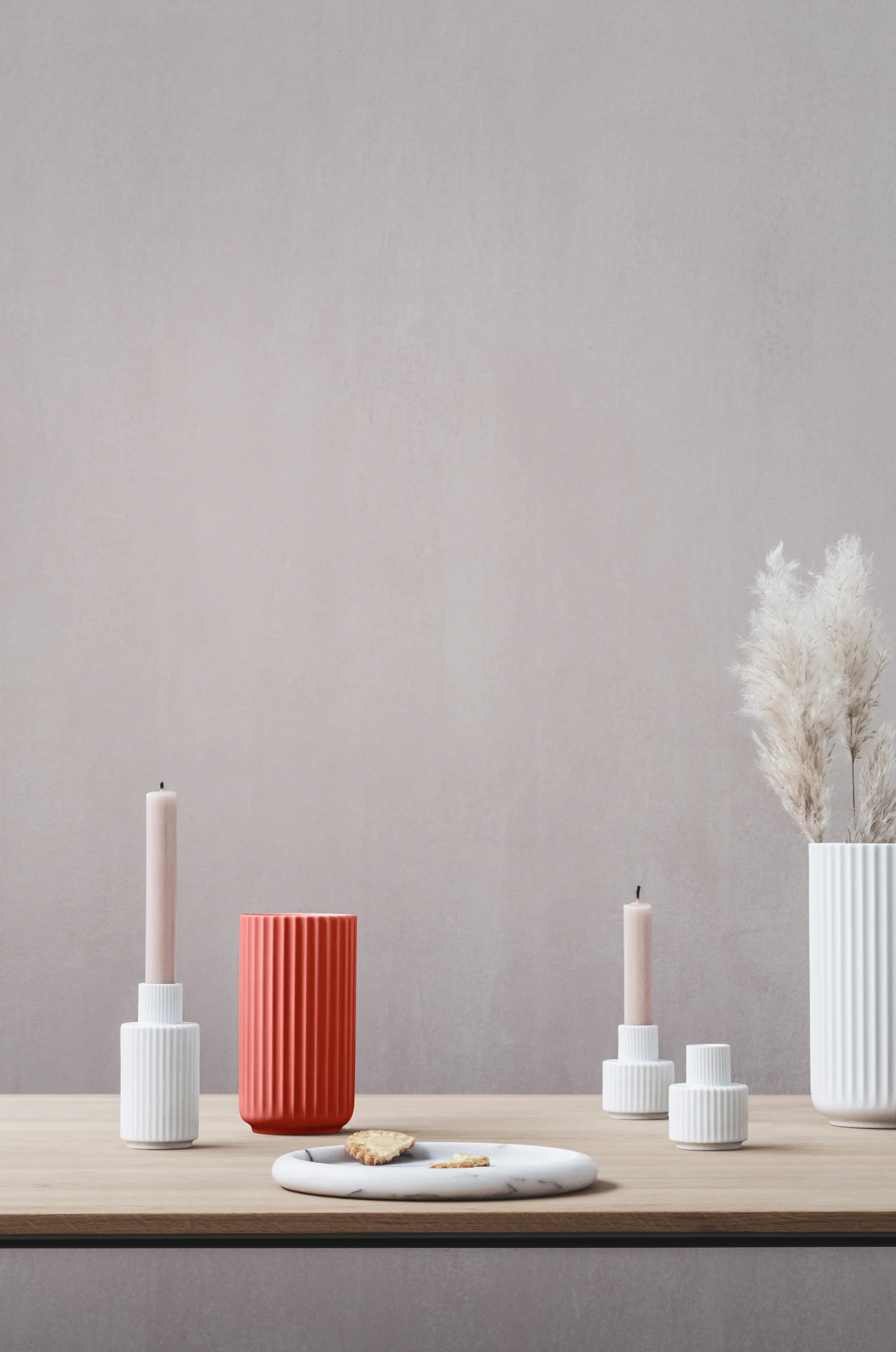 Jarrón Lyngby, Rojo, 15,5 cm Lyngby Porcelæn