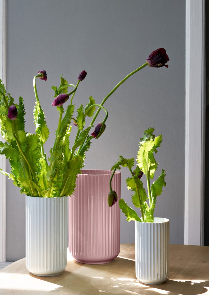 Jarrón Lyngby, Rosa, 25 cm Lyngby Porcelæn