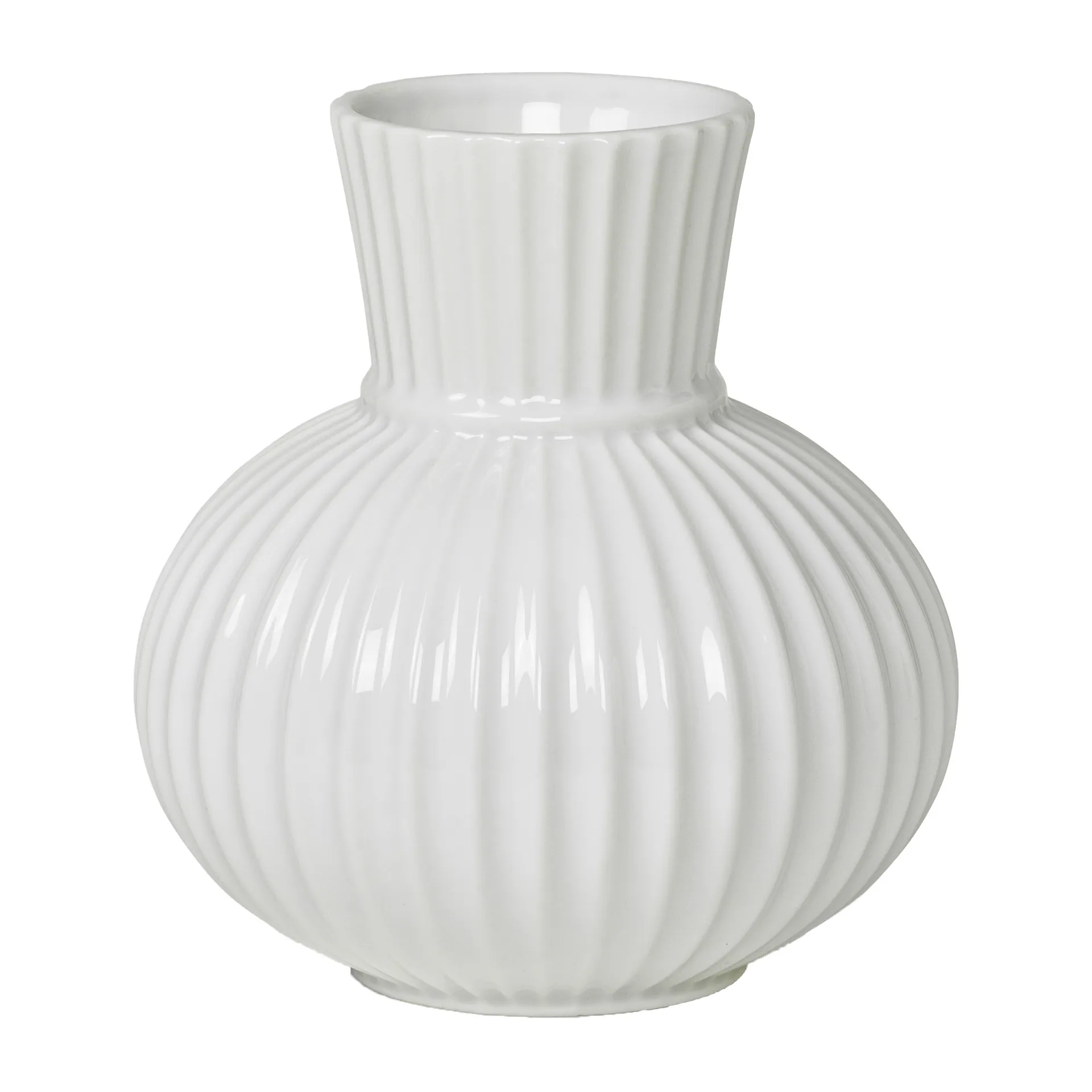 Jarrón Lyngby Tura blanco, 14,5 cm Lyngby Porcelæn