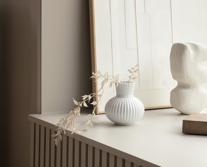 Jarrón Lyngby Tura blanco, 14,5 cm Lyngby Porcelæn