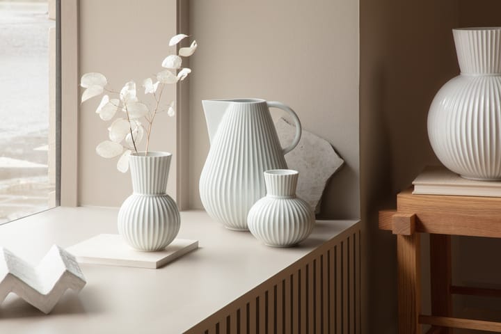 Jarrón Lyngby Tura blanco, 14,5 cm Lyngby Porcelæn