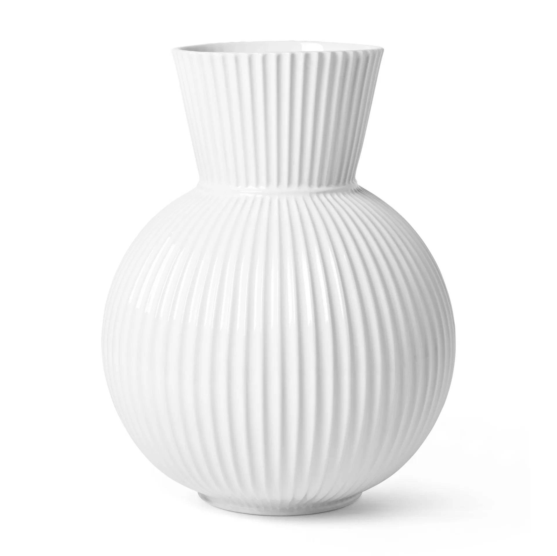 Jarrón Lyngby Tura blanco, 34 cm Lyngby Porcelæn