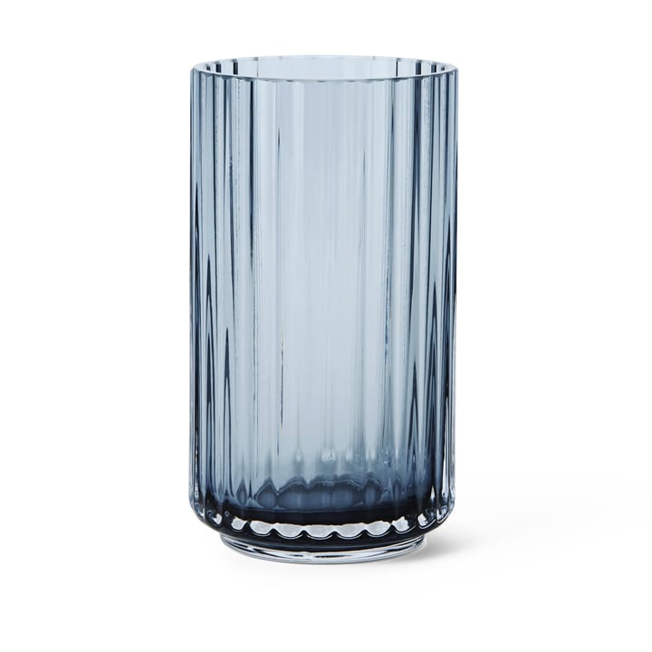Jarrón Lyngby vidrio azul medianoche - 12,5 cm - Lyngby Porcelæn