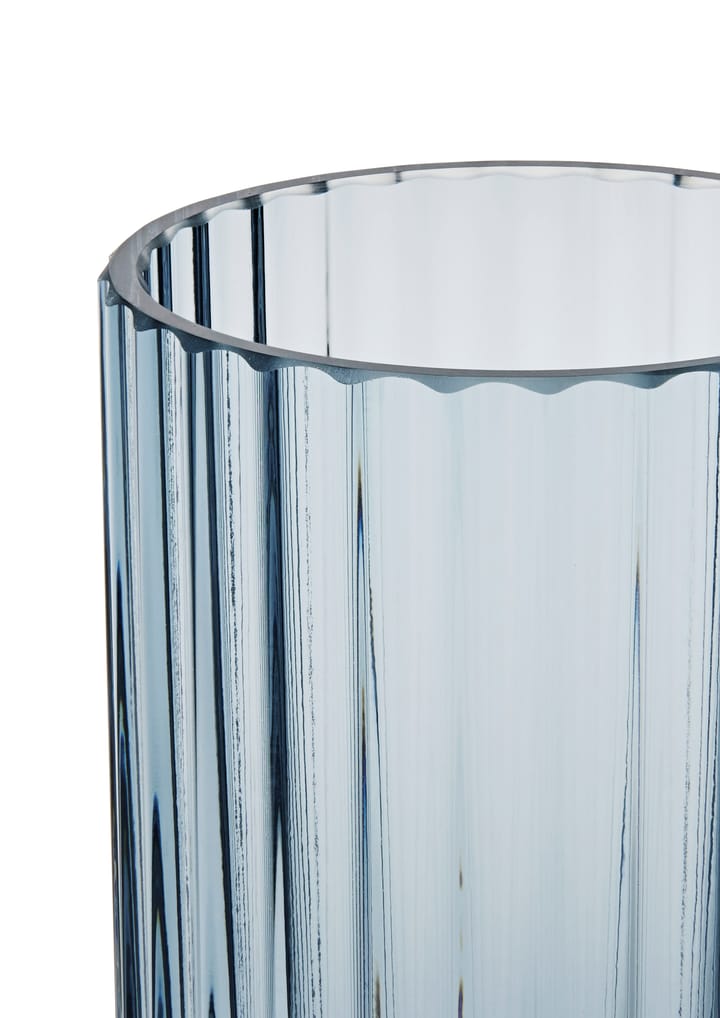 Jarrón Lyngby vidrio azul medianoche, 12,5 cm Lyngby Porcelæn