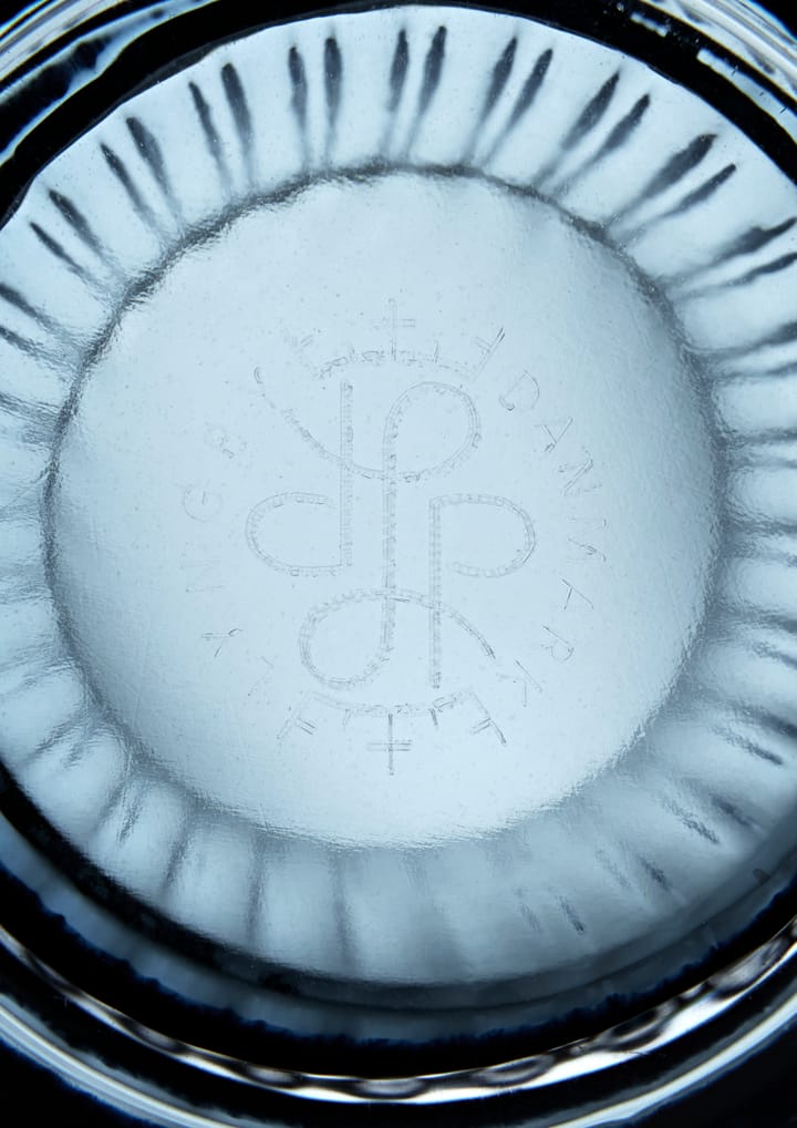 Jarrón Lyngby vidrio azul medianoche, 12,5 cm Lyngby Porcelæn