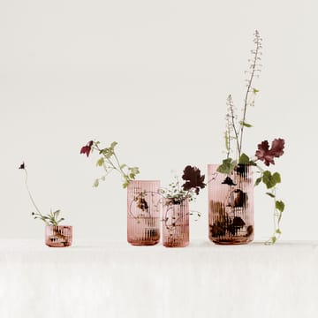 Jarrón Lyngby, vidrio burdeos - 20 cm - Lyngby Porcelæn