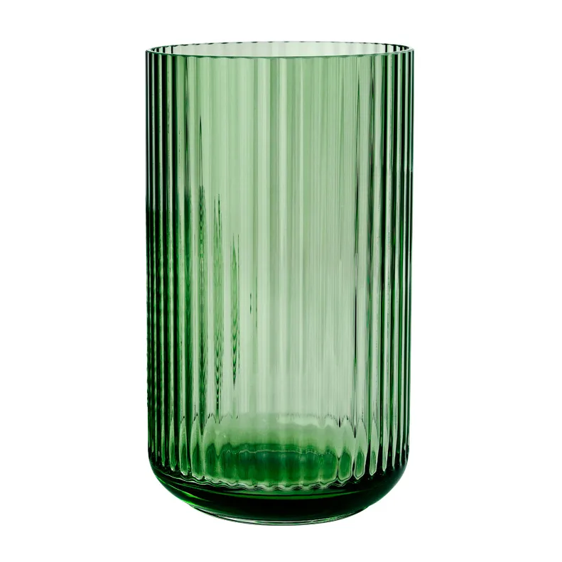 Jarrón Lyngby vidrio Copenhagen green, 38 cm Lyngby Porcelæn