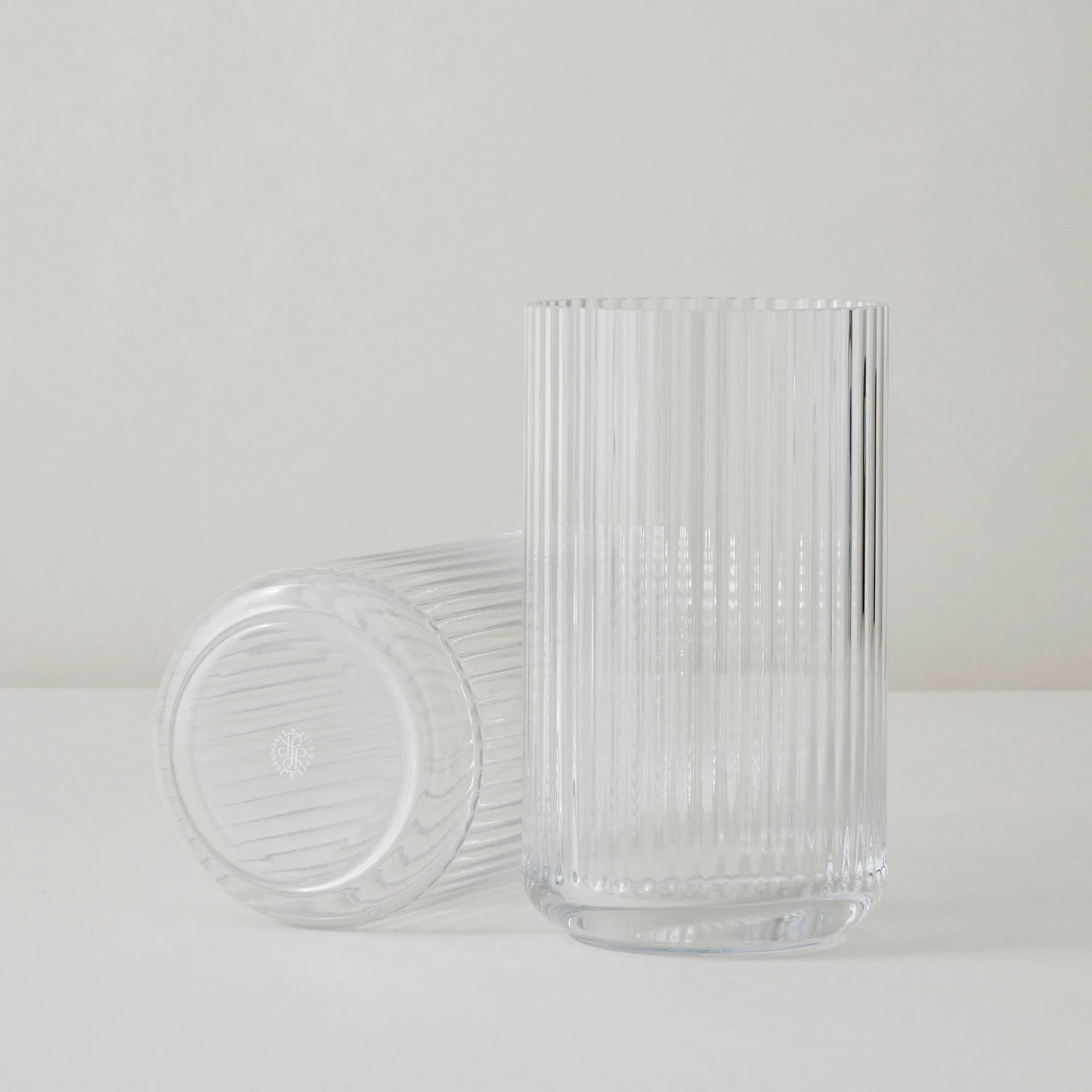 Jarrón Lyngby, vidrio transparente, 12 cm Lyngby Porcelæn
