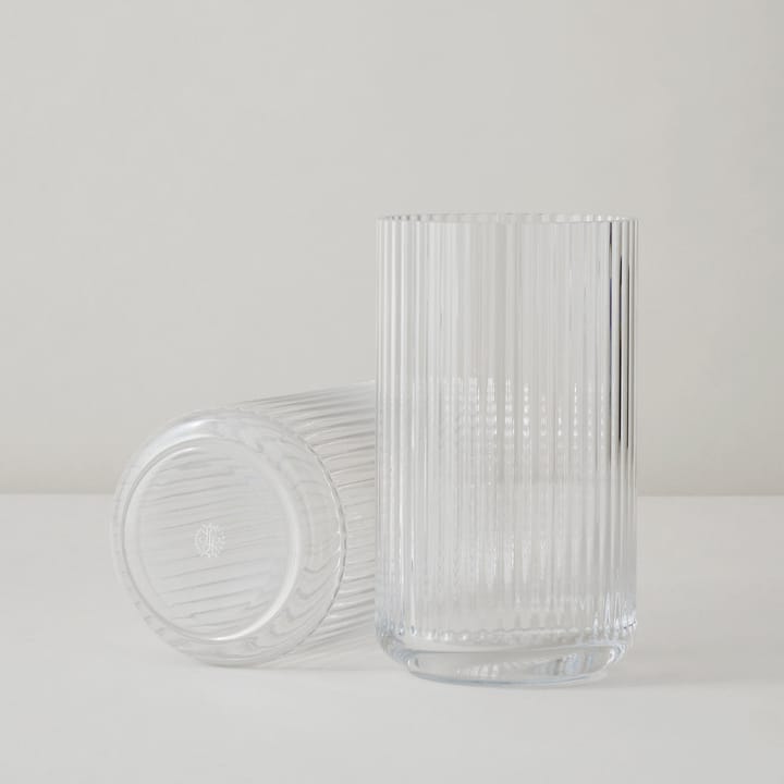 Jarrón Lyngby, vidrio transparente - 12 cm - Lyngby Porcelæn