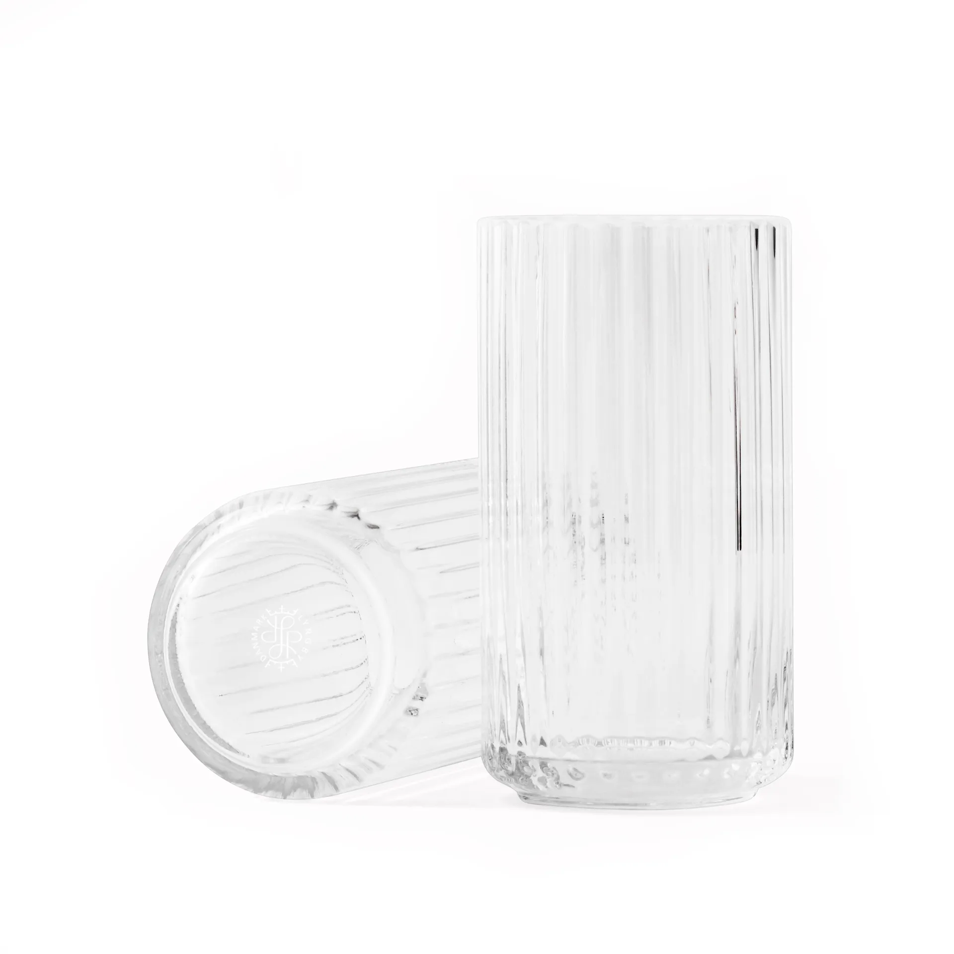 Jarrón Lyngby, vidrio transparente, 15 cm Lyngby Porcelæn