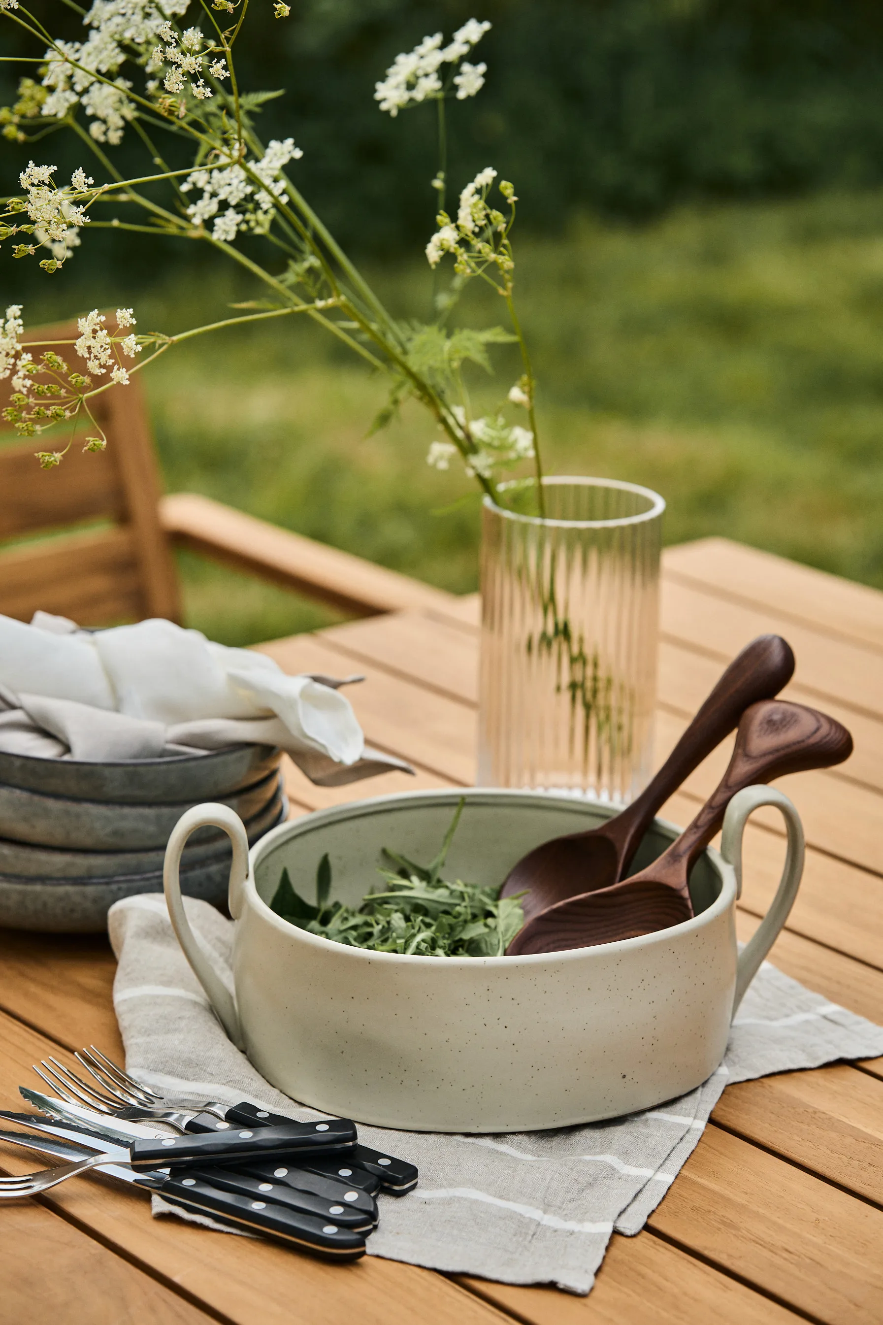 Jarrón Lyngby, vidrio transparente, 20 cm Lyngby Porcelæn